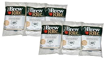 【中古】Brew Rite Rockline Wrap Around Percolator Coffee Filters (6-Packs of 55ct)