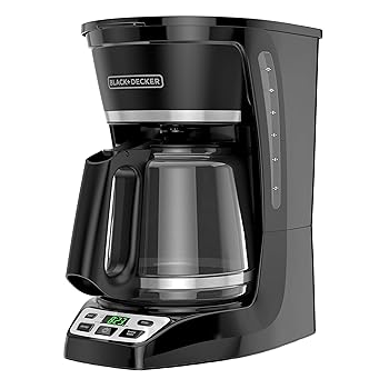 šBLACK+DECKER 12-Cup* Programmable Coffeemaker, Black, CM1070B-1