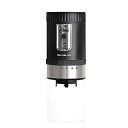 【中古】【未使用】電気コーヒーグラインダー 充電式電気コーヒーグラインダーポータブルコーヒーグラインダー5速調整 (色 : Black, Size : 20.8...