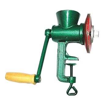 【中古】豆のピーナツのために調節可能な手動鉄の穀物の粉砕機の製造所の粗さ