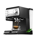 【中古】1.5L電気コーヒー機カプチーノミルクフリーの泡泡の高圧蒸気20bar 220V (色 : Black, Size : One size)(2)