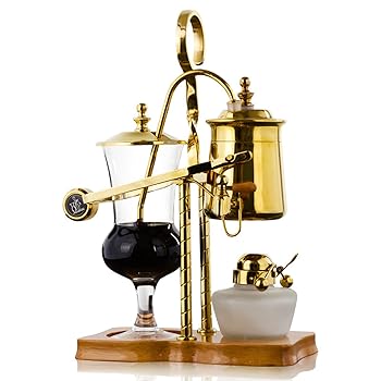 【中古】【未使用】高級サイフォン バランス コーヒー メーカー、ゴールド ヴィンテージ サイフォン コーヒー マシン、エレガントなデザインのレトロなスタイル、4 【中古】【未使用】高級サイフォン バランス コーヒー メーカー、ゴールド ヴィンテージ サイフォン コーヒー マシン、エレガントなデザインのレトロなスタイル、4