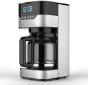 【中古】コーヒーメーカー 4Cup プログラム可能なコーヒーマシン コーヒーポット付き ドリップコーヒーメーカー タイマーとサーマルポット付き パーマネ