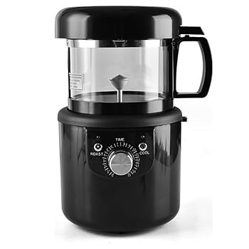 【中古】2 in1 焙煎&冷却コーヒーロースター、家庭用自動コーヒー豆焙煎機、多機能ナッツピーナッツロースター、ゴマ、大豆、ピーナッツ、お茶、各種ナッ