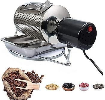 【中古】【未使用】家庭用穀物ピーナッツナッツロースター、 目に見える窓とステンレス鋼トレイ付き、 ..