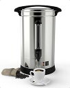 【中古】Takywep 120カップ ステンレススチール コーヒー壺 大容量 業務用コーヒーメーカー 教会、会議室、ラウンジ、その他の大規模な集まりに最適 - ...
