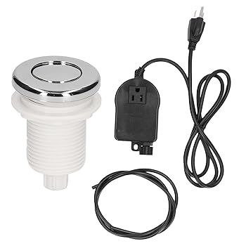 【中古】【未使用】ABS素材を使用したゴミ処理用エアスイッチキット - キッチンのシンク、浴槽などに安全かつ簡単に取り付けられます。 【中古】【未使用】ABS素材を使用したゴミ処理用エアスイッチキット - キッチンのシンク、浴槽などに安全かつ簡単に取り付けられます。