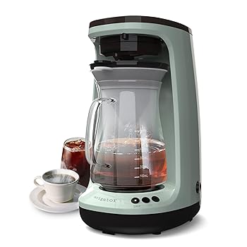 【中古】Iced Coffee Maker, Hot and Cold Coffee Maker with Self Cleaning, Single Serve Coffee Maker for Ground Coffee, 4-5 Cups Iced Coffee Mach