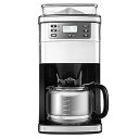 【中古】コーヒーメーカー 3 In 1アメリカンコーヒーマシン自動コーヒーグラインダースチームステンレス24時間予約12カップ 多機能コーヒーメーカー
