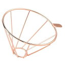 【中古】COLLBATH キャンプ用手動コーヒー抽出用ステンレススチールコーヒーフィルターホルダーコーンフィルターアクセサリー(2)