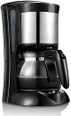 【中古】【未使用】TEmkin 650ML コーヒーメーカー、ガラスジャグ付きフィルターコーヒーマシン、6カップ容量、保温と自動シャットダウン機能、ドリップ防止...