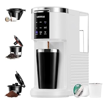 【中古】3 in 1 Single Serve Coffee Maker for K Cup Pods & Ground Coffee & Teas, 6 to 14oz Brew Sizes, 40oz Removable Water Reservoir, Self-clea 【中古】3 in 1 Single Serve Coffee Maker for K Cup Pods & Ground Coffee & Teas, 6 to 14oz Brew Sizes, 40oz Removable Water Reservoir, Self-clea