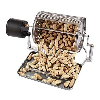 【中古】家庭用 コーヒーロースター 電動コーヒー焙煎機 速度調整可能 600 g容量 コーヒー豆、ポップコーン、ナッツ、ピーナッツの焙煎に使用され 使いや