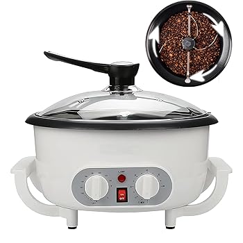 【中古】UZIAH 1200Wコーヒーロースターマシン、温度調節可能な自動コーヒー豆ロースター、均一にかき混ぜるノンスティックコーティングコーヒー豆ナッツ 【中古】UZIAH 1200Wコーヒーロースターマシン、温度調節可能な自動コーヒー豆ロースター、均一にかき混ぜるノンスティックコーティングコーヒー豆ナッツ