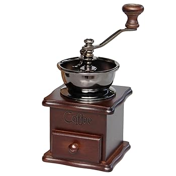 Rakuten - 【中古】手動コーヒーグラインダー - コンパクトコーヒー豆グラインダー、ステンレスブレードグラインダー |調節可能なセラミックバリ付き手動コーヒー豆