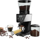 【中古】TVT コーヒーミル 電動 コーヒーグラインダー コーン式コーヒーグラインダー 粒度30段階設定 300g大容量 コーヒー グラインダー電気 LCD 画...