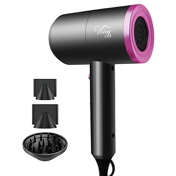 【中古】VING ヘアドライヤー 2020サーモスタットヘアドライヤー 冷熱風 ドライヤー 速乾 マイナスイオ..