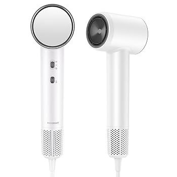 【中古】Haimmy ヘアドライヤー 高風速 高浸透 2億マイナスイオンケア 1分速乾/57℃恒温/4段階温度調節/低騒音化技術 大風量 速乾 ヘアサロンの美容師お