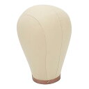 【中古】【未使用】ウィッグ スタイリング モールド ヘッド、お手入れ簡単 精巧な仕上がり 多機能 マネキン ヘッド キャンバス生地 ヘアピース 帽子 (23インチ)