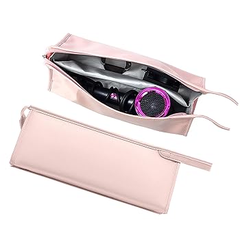 【中古】【未使用】ファッション ポータブル 防湿 大容量 ポーチ 主催者 ヘアドライヤーケース 収納バッグ