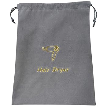 【中古】NERVUP ヘアドライヤーバッグ 巾着 ポーチ トローストリングストリングバッグ 巾着旅行バッグ ポータブルドローストリングバッグ ラベル収納バッ
