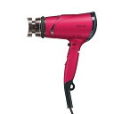 【中古】【未使用】テスコム ヘアドライヤー マイナスイオン 折りたたみ 大風量 ラク抜きプラグ ピンク TD430B-P