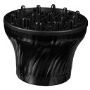 【中古】【未使用】Beatifufu ヘアドライヤーディフューザー ブロードライヤーアタッチメント用 使いやすい ポータブル ブラック プラスチック素材