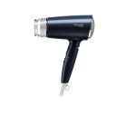 【中古】テスコム ヘアドライヤー マイナスイオン 冷風 軽量 折りたたみ naturam ネイビー TD200B-A