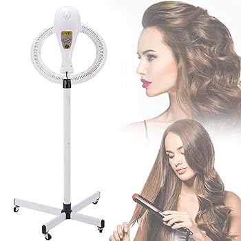 【中古】【未使用】フロアスタンドのヘアドライヤー乾燥フード、ヘアサロンカラープロセッサー、スタンドアップスタイリングフードヘアドライヤー床、プロの美容サ