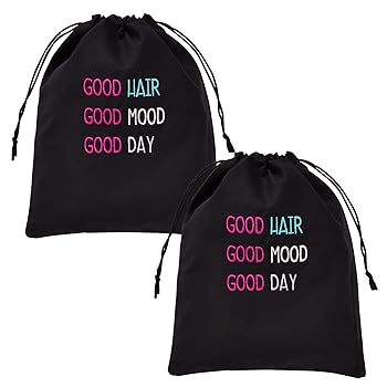 【中古】【未使用】TUUWAI ヘアスタイリングツールオーガナイザー ヘアドライヤー収納用 ブラック 11.8 x 14インチ 2個パック