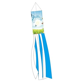 【中古】Spring Windsock Garden 中庭の装飾用 風見ベーン ヘアドライヤー 風雨風ベーン ヘアドライヤー