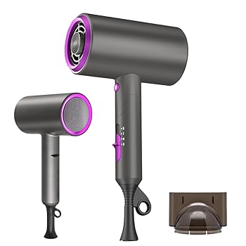【中古】【未使用】ヘアドライヤー ?過熱防止機能 折り畳み式 軽量 ドライヤー ノズル付き 家庭用/ヘアサロン/旅行用 父の日 母の日 プレゼント