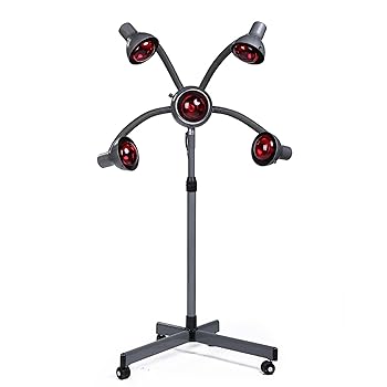 【中古】【未使用】5ヘッド加熱ランプサロンスチーマー、ローラー付き750Wヘアドライヤーカラープロセッサー、滑らかで光沢のある髪のためのスパ美容師向けの調節可