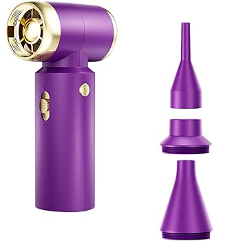 【中古】Toysmith ミニパーソナルファン ポータブルヘアドライヤー コンパクト 無段階調節 ハンドヘルドファン 旅行 サロン アウトドア用, 紫 【中古】Toysmith ミニパーソナルファン ポータブルヘアドライヤー コンパクト 無段階調節 ハンドヘルドファン 旅行 サロン アウトドア用, 紫