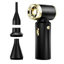 【中古】XLWLLNJ ミニハンドポケットサイズ低ノイズプロフェッショナル静かなポータブルヘアドライヤー電源旅行キャンプサロン, 黒