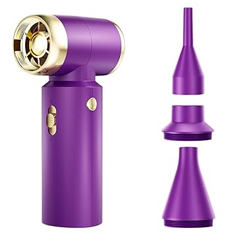 【中古】Qialexicon コンパクトなミニヘアドライヤー ポータブルファン ギフト用, 紫 【中古】Qialexicon コンパクトなミニヘアドライヤー ポータブルファン ギフト用, 紫