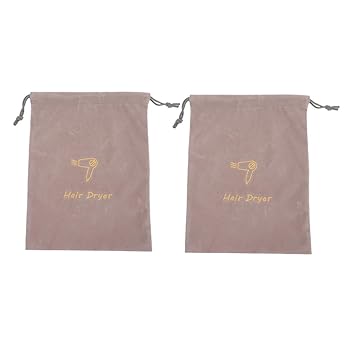 【中古】MERRYHAPY 2個 ベルベット バッグ トラベル ヘア ドライヤー バッグ ブロー ドライヤー バッグ ヘア ドライヤー バッグ 旅行用 収納 バッグ ヘア 【中古】MERRYHAPY 2個 ベルベット バッグ トラベル ヘア ドライヤー バッグ ブロー ドライヤー バッグ ヘア ドライヤー バッグ 旅行用 収納 バッグ ヘア
