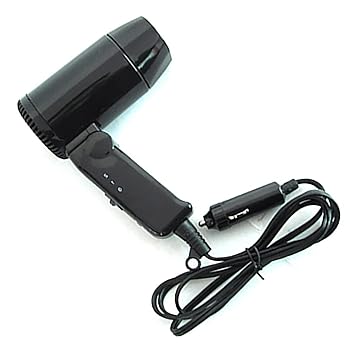 【中古】ヘアドライヤー ドライヤー 車用 折りたたみ式 12V 216W-120W 旅行 ドライブ 家庭用 旅行用 温風 送風 コンパクトヘアドライヤー