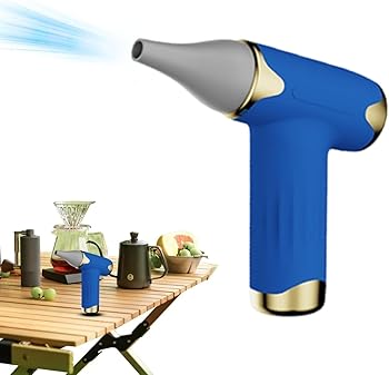 楽天AJIMURA-SHOP【中古】Rcuihak 調節可能なミニパーソナルファン、コードレスヘアドライヤー | ポータブルコードレスターボファン | アウトドアや旅行に最適な強風充電