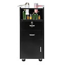 【中古】サロン収納キャビネット、美容バーバースタイリングステーションオーガナイザー機器、ヘアスタイリストステーションセット、ヘアドライヤーホル