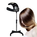 【中古】プロのヘアスチーマー、美容院ヘアドライヤー、スマートヒーター、多目的LCDタッチスクリーン乾燥パーマ機、ブラック
