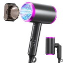【中古】【未使用】【2024革新強化版・ 速乾 】 ヘアドライヤー 大風量 高濃度マイナスイオン 折り畳み式 ドライヤー ランキング 1300W 3段階風量 軽...