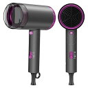 【中古】【未使用】ドライヤー 大風量 速乾 収納 低騒音 過熱防止 折り畳み式 ヘアドライヤー マイナスイオン 軽量 3段階調整 ノズル二つ スタンド付き PSE認証済み
