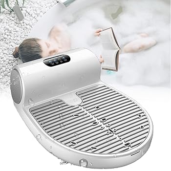 【中古】ボディドライヤー、1350W バスルーム全身ドライヤー、マイナスイオン全身ドライヤー、急速空気乾燥、暖房および冷房風、防水、計量スケール付き