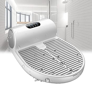 【中古】バスルーム全身ドライヤー、マイナスイオン全身ドライヤー、2段階ギア調整、急速空気乾燥、暖房と冷房、重力感知、家庭用と浴室用、計量不要