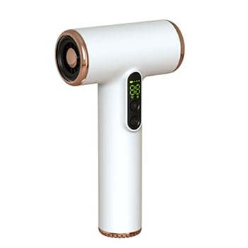 【中古】充電式トラベルヘアドライヤー、3つの速度と3つの温度コードレスヘアドライヤー、15000 MAhミニブロードライヤー、温度と速度を調整可能、アウト