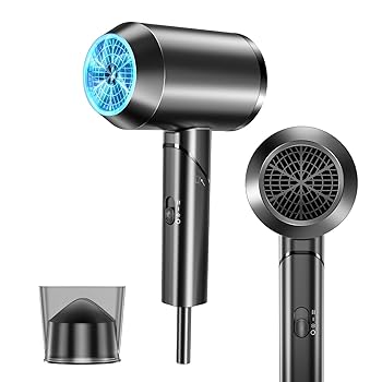 【中古】ヘアドライヤー 大風量 1500W 人気 【高速モーター・速乾】 ドライヤー 高濃度マイナスイオン 冷熱風切替 恒温ヘアケア 3段階温度調節 温度過昇