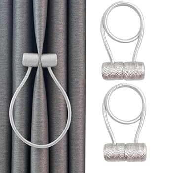 【中古】磁気カーテンタイバック、タイバックホールドバックホルダー2個、カーテン用磁気バックル、磁..