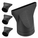 【中古】【未使用】4個 の付属品 ブロードライヤーアタッチメント ドライヤー部品 の交換部品 ノズル の細いノズル プラスチック Black FOMIYES