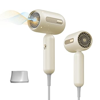 【中古】【未使用】Benicci ドライヤー ヘアドライヤー【2億マイナスイオン 青色LED 大風量 NTC温度制御システム】3つのモード 1500W 速乾 ノズル付属 冷風温風熱風